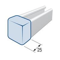 P2860-10 STRUT END CAP WHITE PVC Pack of 10
