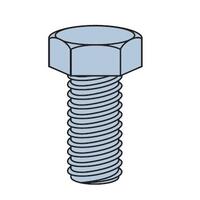 HHS0850H hex.d d set screw M8 x 50 pack of 50