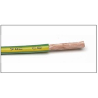 6mm2 single core insulated flexible TPE green/yellow earth cable [100m roll]