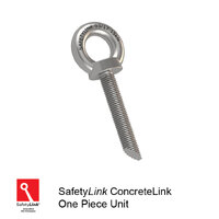 concretelink one piece unit: 45 deg cut M16 x 90 mm 316ss