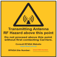 Sign # 15 - as trans antenna rf - DO N