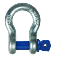 AUSTLIFT grade 's' bow type shackle with blue screw pin