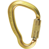 SKYLOTEC VIPER steel twist-lock pear carabiner - 45kN - bronze 