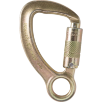 SKYLOTEC KOBRA TRI steel triple-action captive eye carabiner - 45kN - bronze