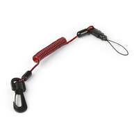 GRIPPS coil e-tether with poly clip + e-catch (non-conductive)
