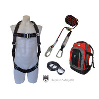 economy roofers safety kit with backpack