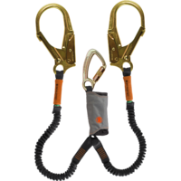 SKYLOTEC SKYSAFE PRO-FLEX Y-web with KOBRA-TRI carabiner + steel scaffold hooks