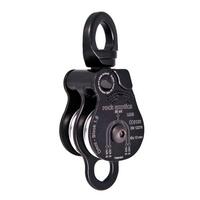 rock exotica double OMNI-BLOCK swivel pulley 38 mm [1.5"] - black