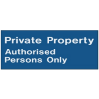 Private Property Authorised Persons Only