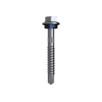 hex tek screw 12 - 14 x 75 metal