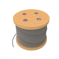 cable: 8 mm dia, 7 x 7 wire rope, 316ss - per metre