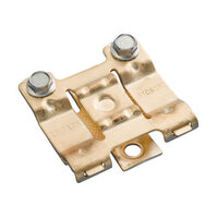clamp, tape to tape, square/cross over, 25 x 3 mm copper tape