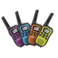 Uniden UH45-4 80 Channel UHF CB Handheld Radio (Walkie-Talkie) with Kid Zone - Quad Colour Pack