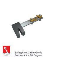 SafetyLink v-line cable guide for bolt on kit - 90 degree