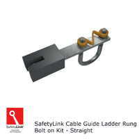 SafetyLink v-line cable guide for bolt on kit - straight